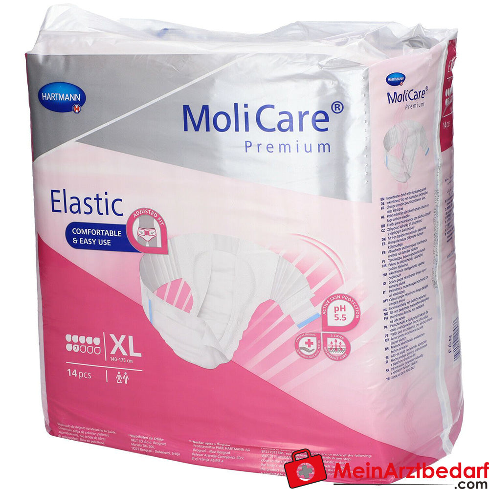 MoliCare® Premium Elastic Slip 7 Tropfen Gr. XL, 14 St..