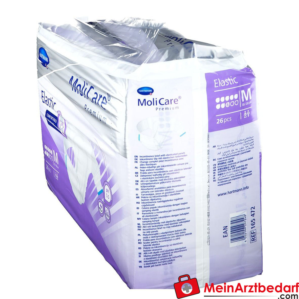 MoliCare® Premium Elastic 8 Tropfen Größe M.