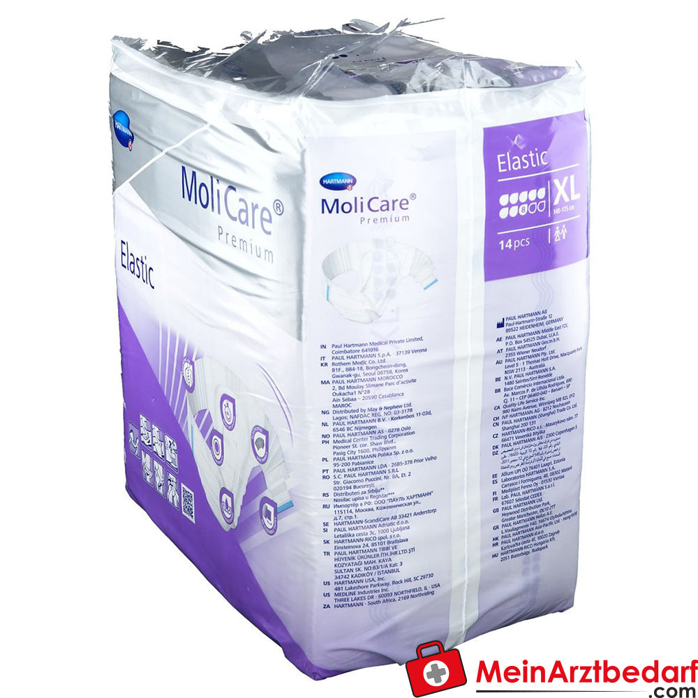 MoliCare® Premium Elastic 8 Tropfen Größe XL.