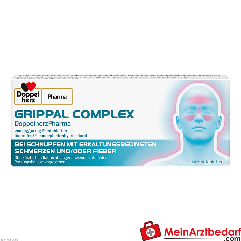 GRIPPAL COMPLEX DoppelherzPharma 200mg/30mg.