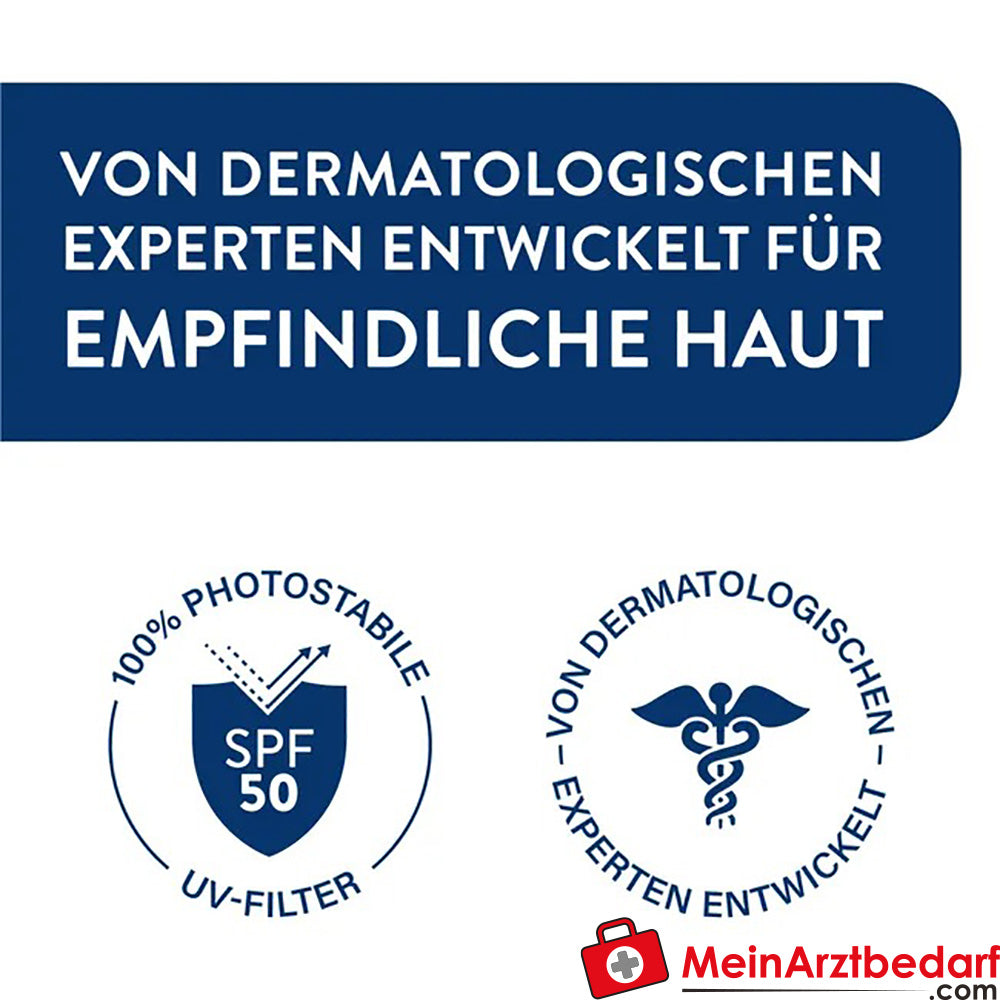 CETAPHIL SUN Sensitive Gel-Creme SPF 50+ Extra-leichter|fettfreier Sonnenschutz, 200ml.