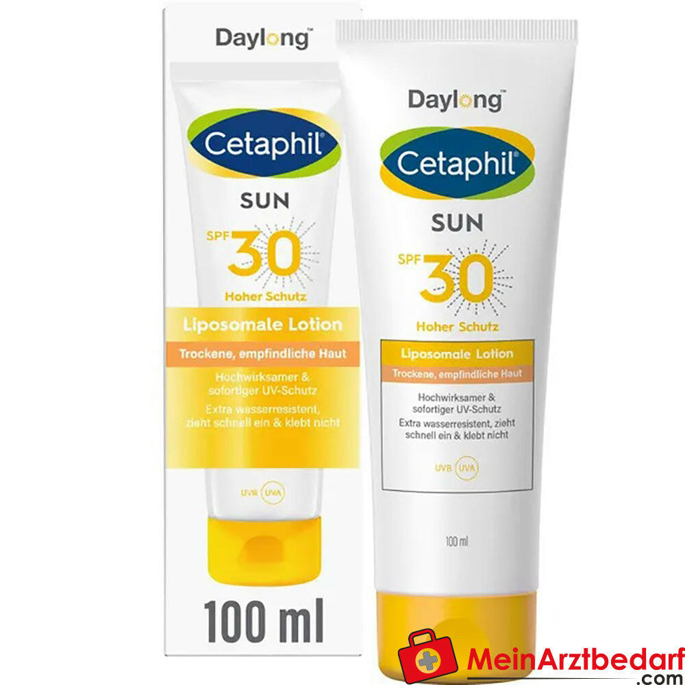 CETAPHIL SUN Liposomale Lotion SPF 30|Feuchtigkeitsspendende Sonnenschutzlotion, 100ml.