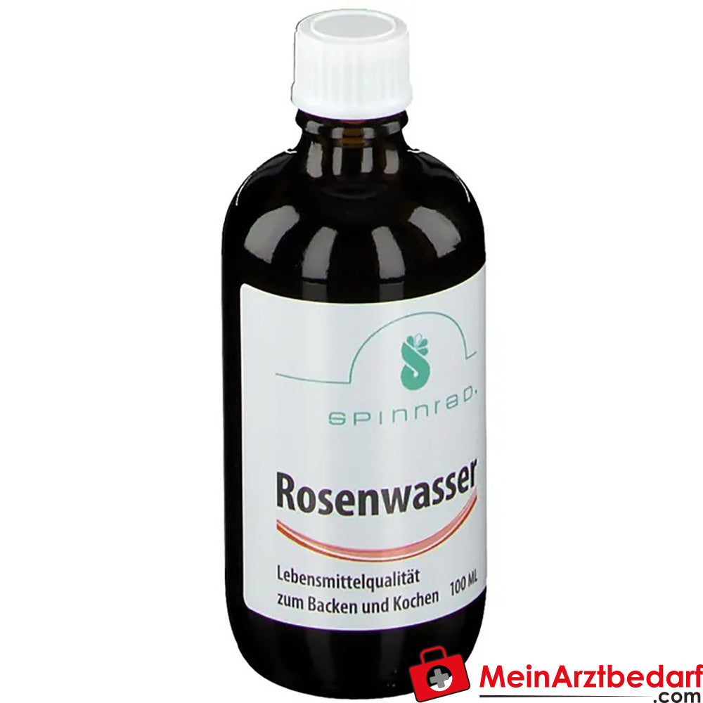Spinnrad® Rosenwasser zum Backen und Kochen, 100ml.