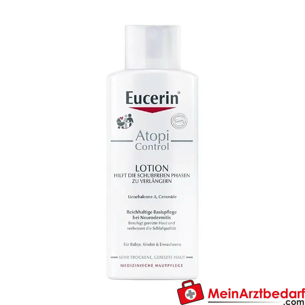 Eucerin® AtopiControl Lotion – schnelle Hilfe bei Spannung und Juckreiz, 250ml.