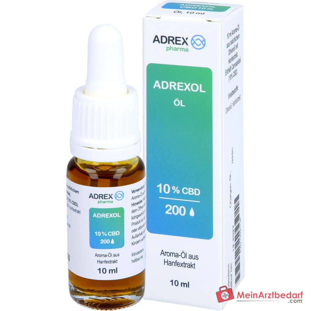Olio aromatizzato ADREXOL 10% CBD (1.000 mg) a spettro completo