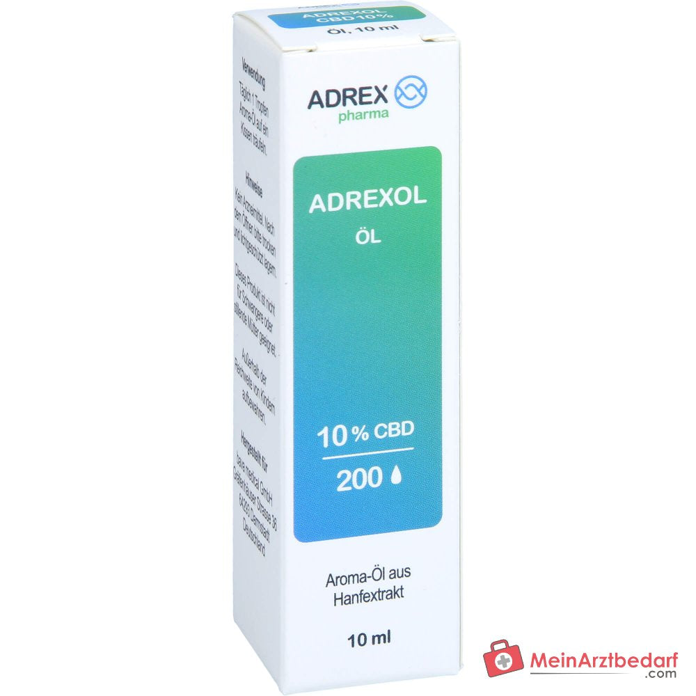 Olio aromatizzato ADREXOL 10% CBD (1.000 mg) a spettro completo