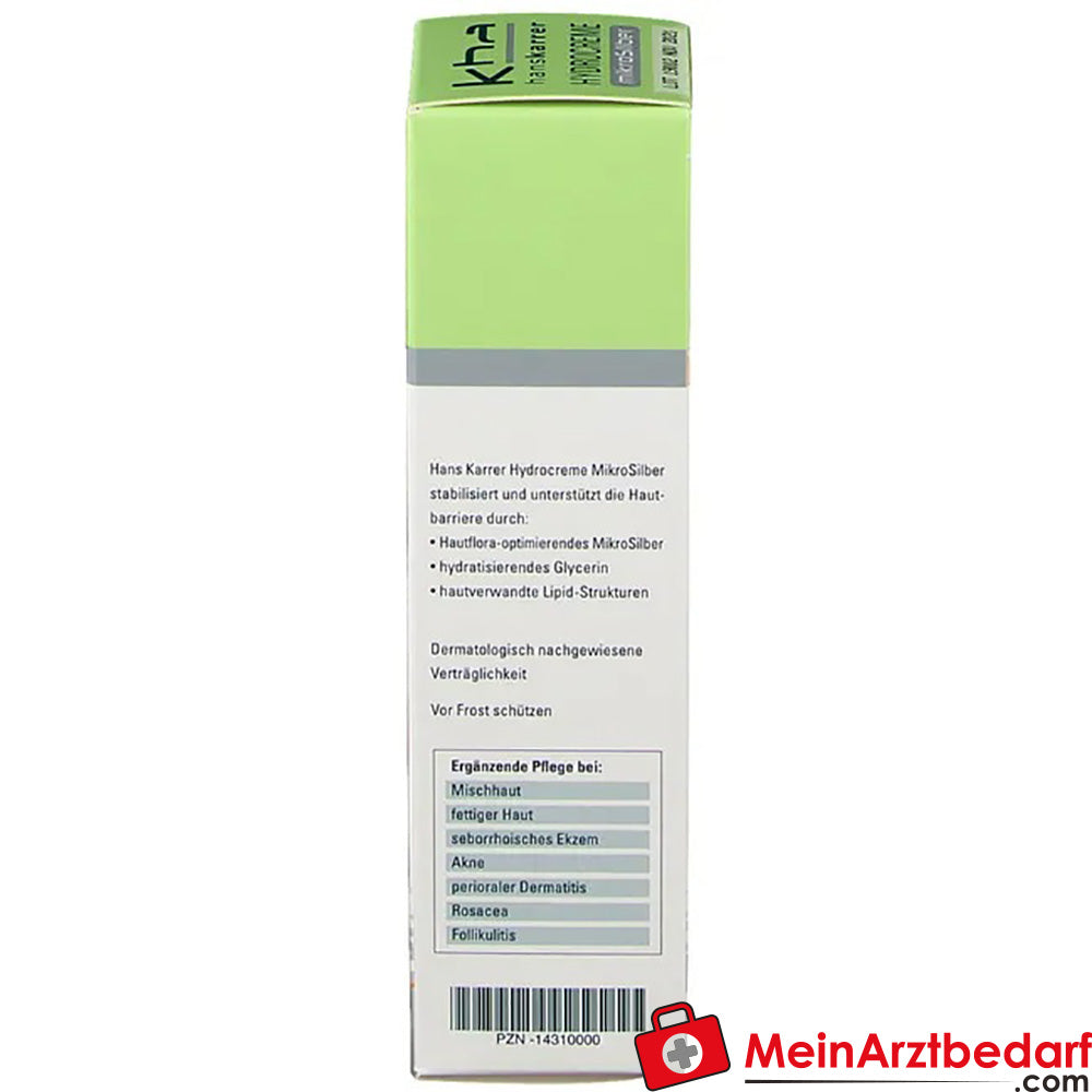 HANS KARRER Hydrocreme Mikrosilber, 75ml.