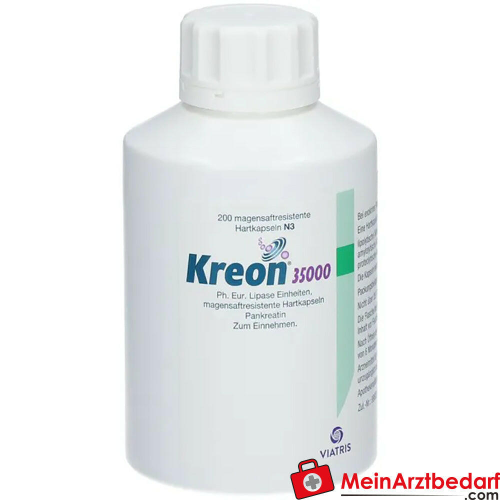 Kreon 35000 Ph.Eur. Lipase Einheiten.