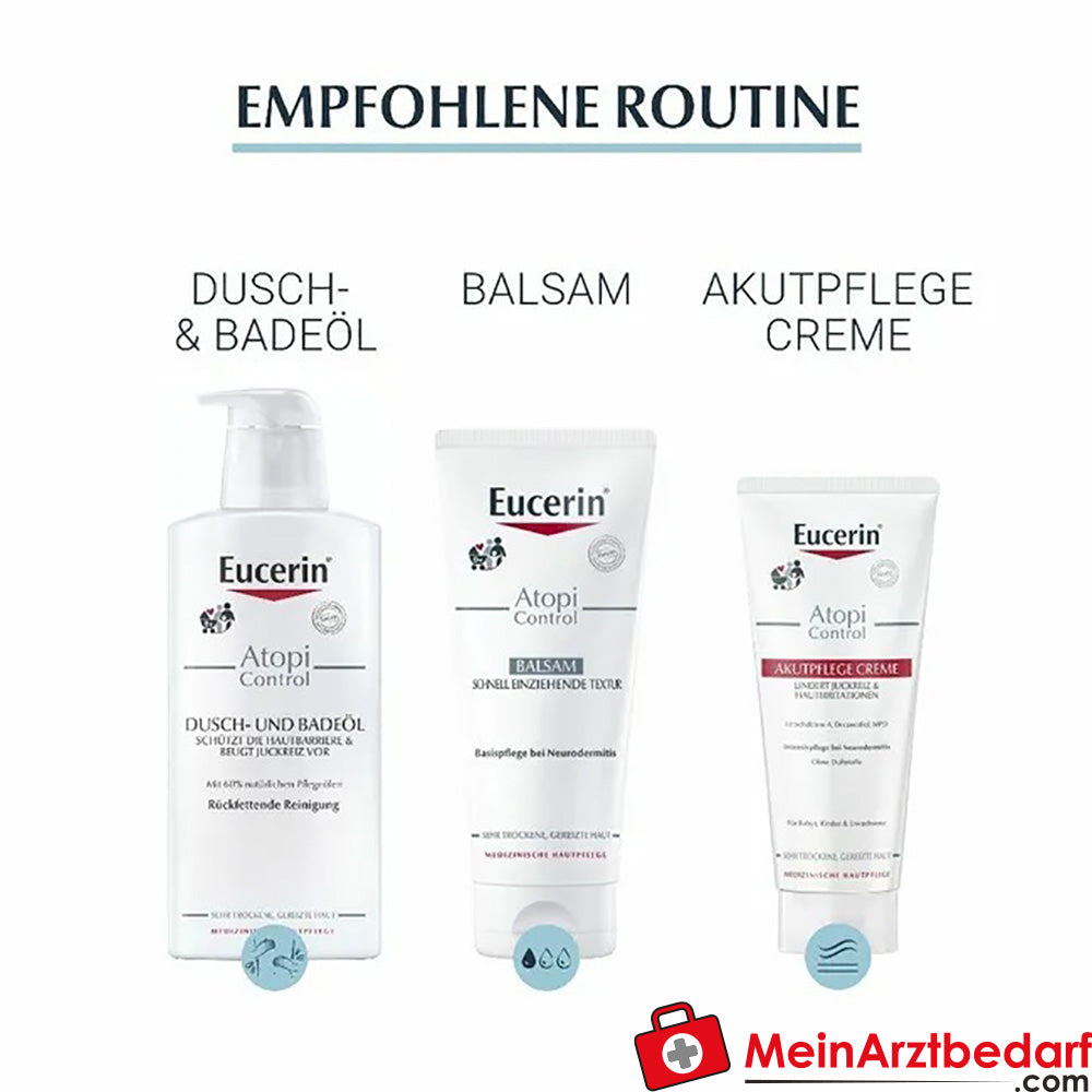 Eucerin® AtopiControl Anti-Juckreiz Spray – bei Neurodermitis und sehr trockener Haut, 50ml.