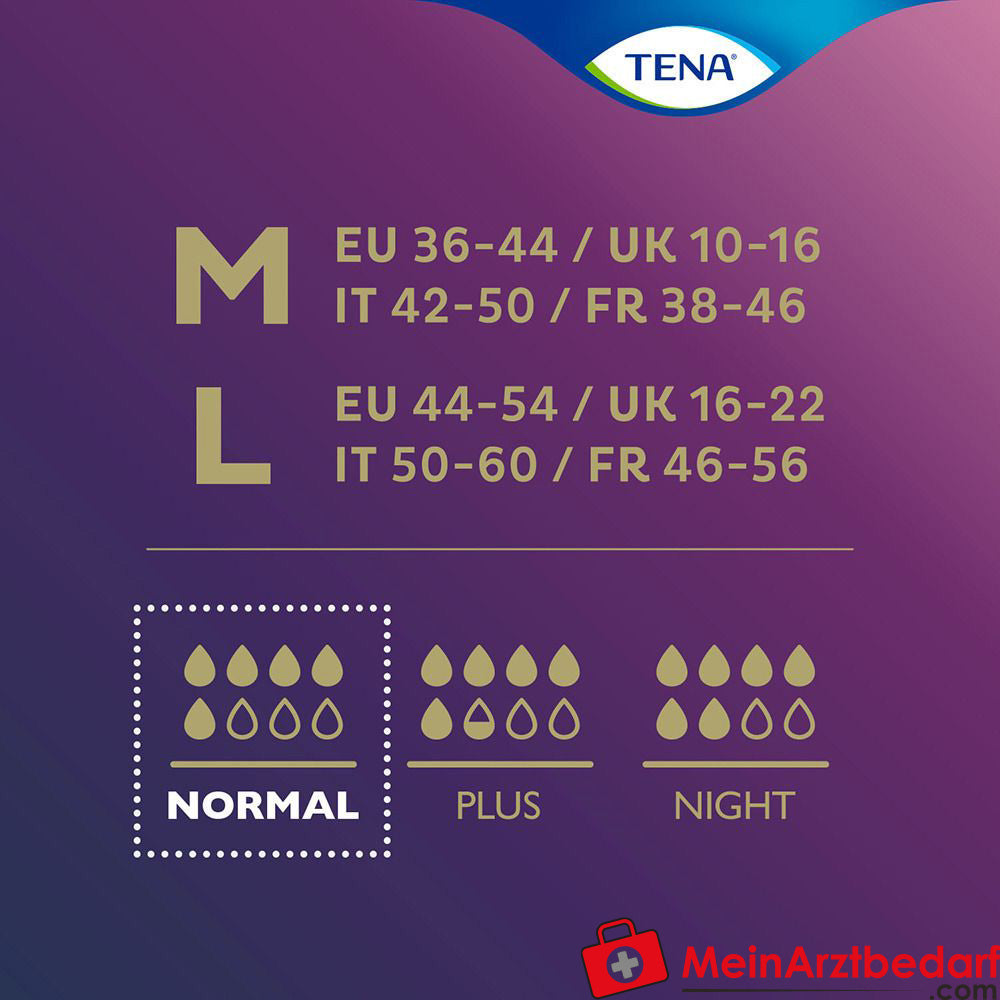 TENA Silhouette Normal Noir M Inkontinenz Pants.