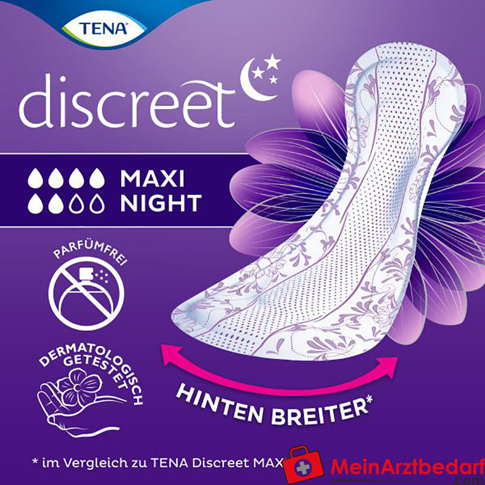 TENA Lady Discreet Maxi Night Inkontinenz Einlagen.