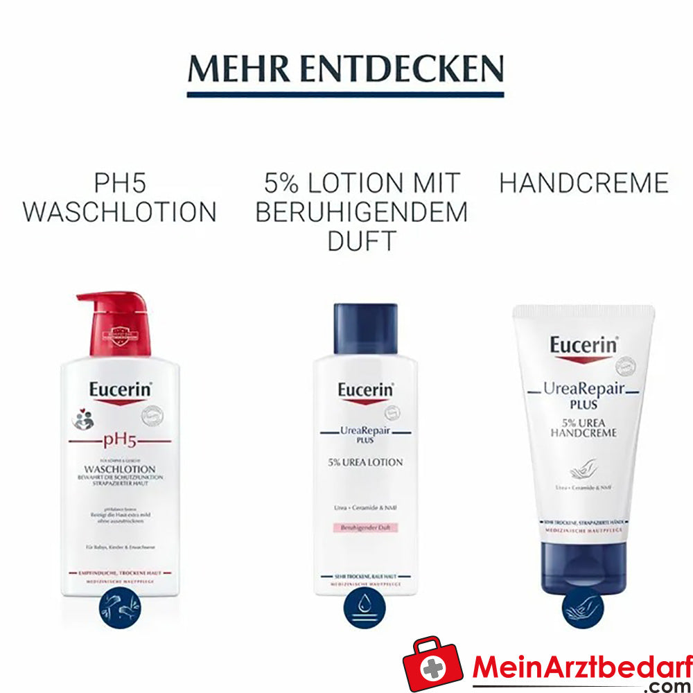 Eucerin® Urea Repair Tag Gesichtscreme 5% – Feuchtigkeitspflege bei trockener Haut, 50ml.