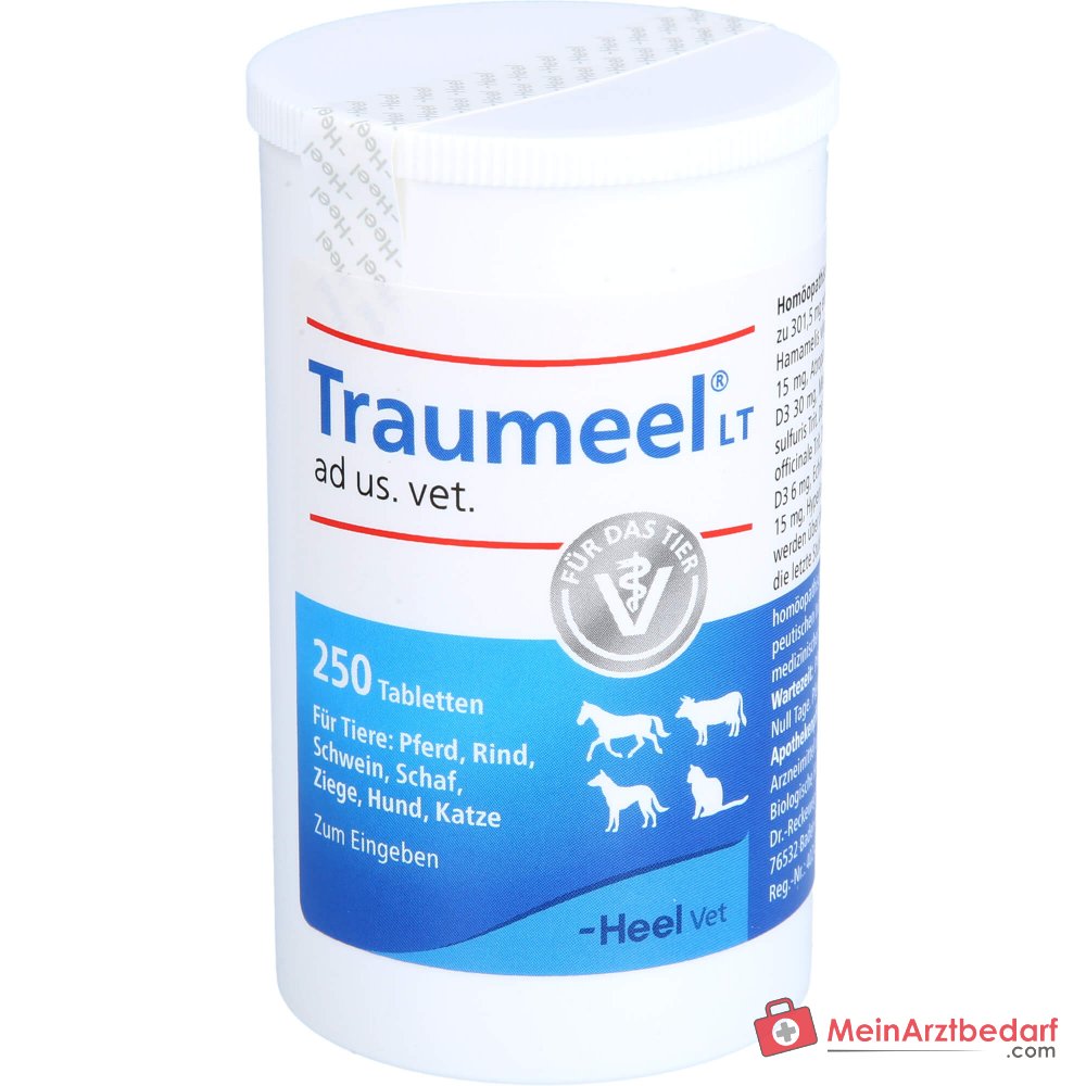 Traumeel LT ad us. vet. Caléndula Árnica Comprimidos 250 unidades para perros y gatos