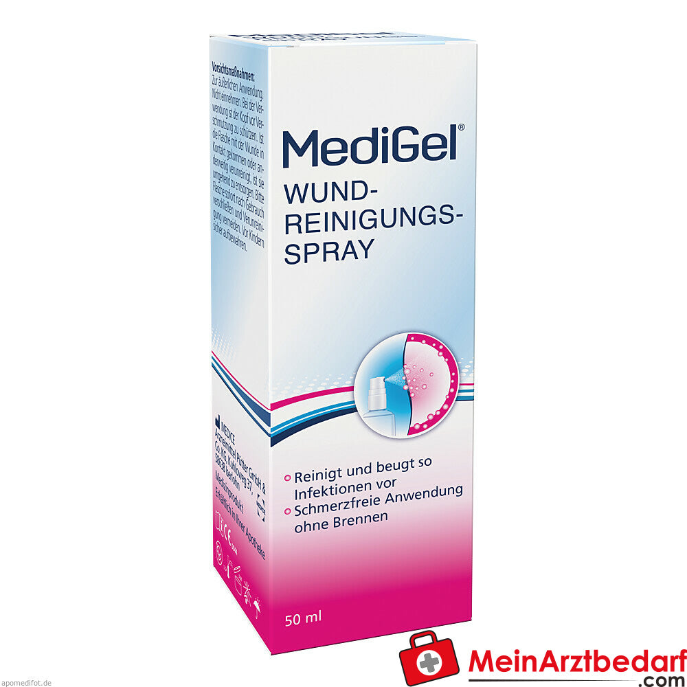 MediGel Wundreinigungsspray.