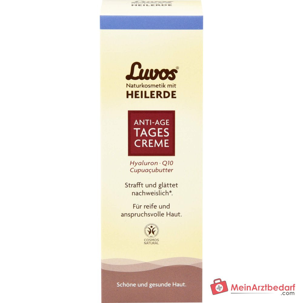 Luvos Heilerde Anti-Aging Tagescreme Hyaluron / Q10 / Matcha / Zistrose / Cupuacubutter Tagescreme, 50 ml.