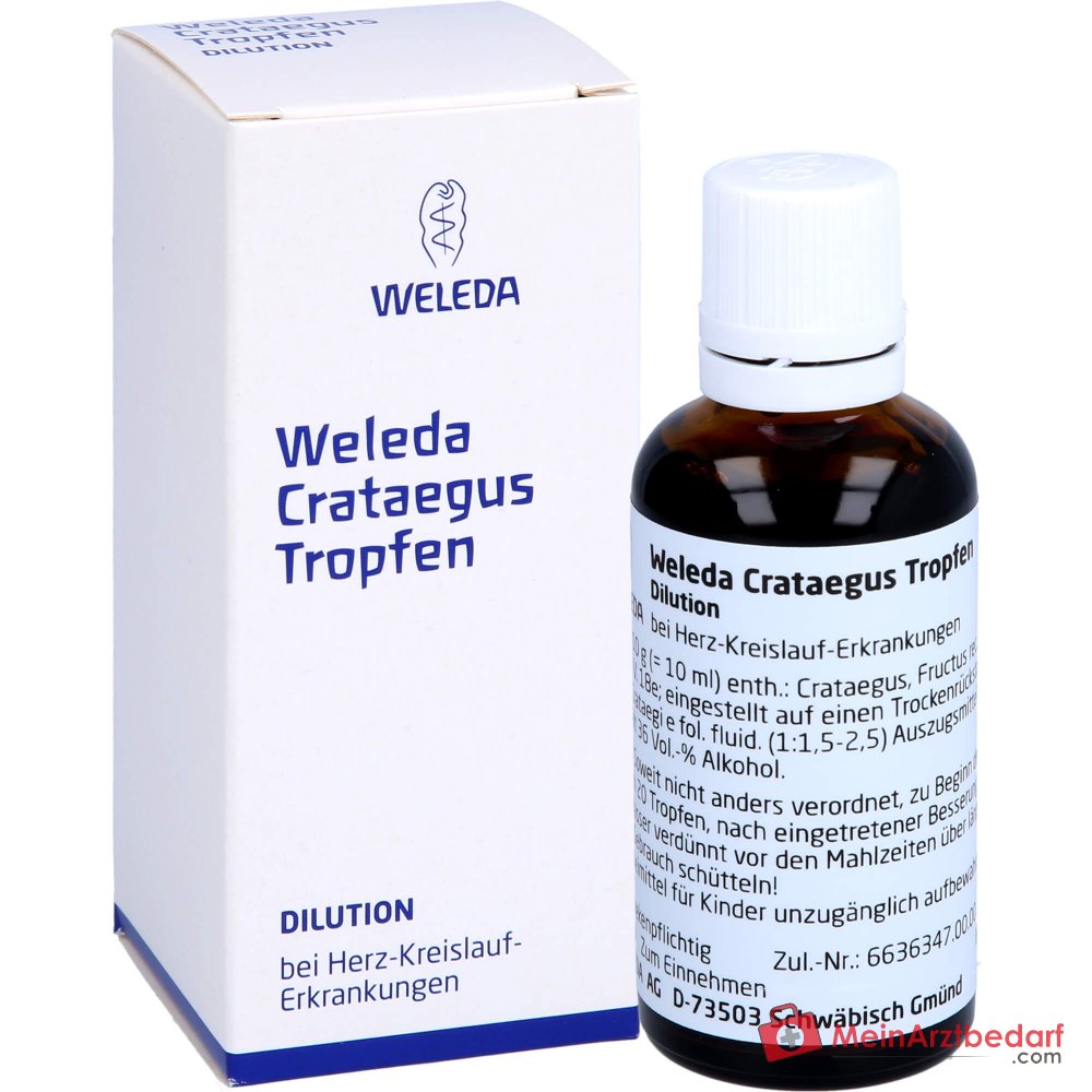 Weleda Crataegus gouttes, 50 ml