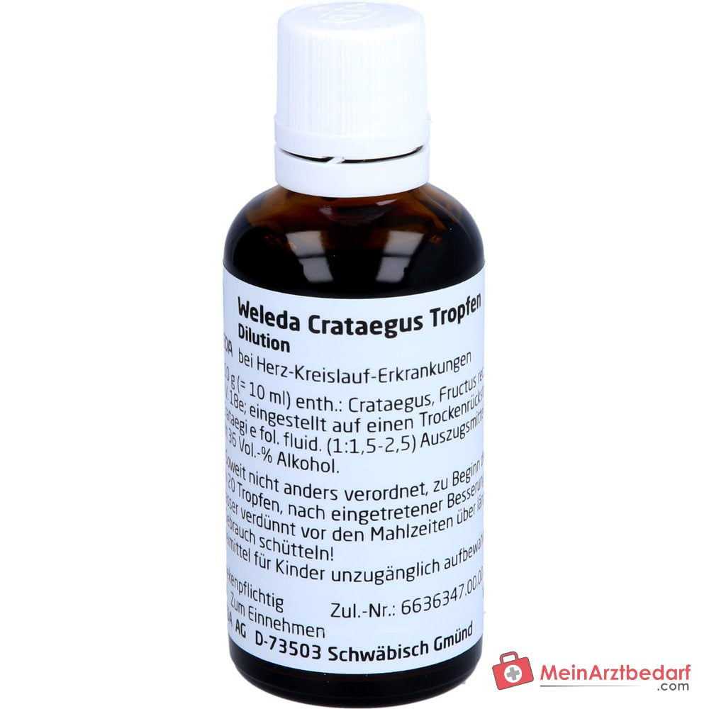 Weleda Crataegus gouttes, 50 ml