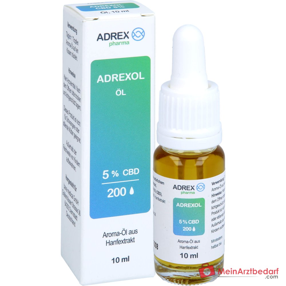Adrexol CBD 5% Olejek aromatyczny z kannabidiolem, 10 ml