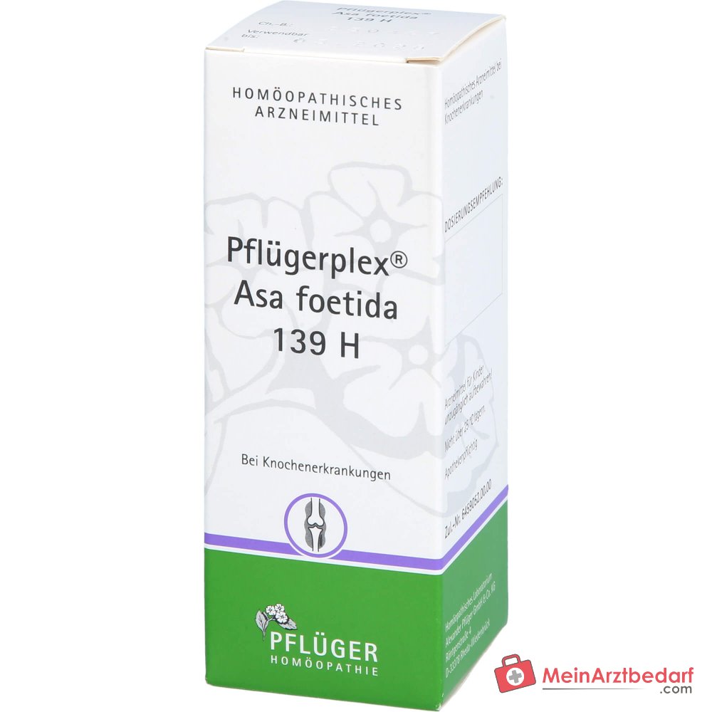 Pflügerplex Asa foetida 139 H gotas de medicamento homeopático, Asa foetida D4