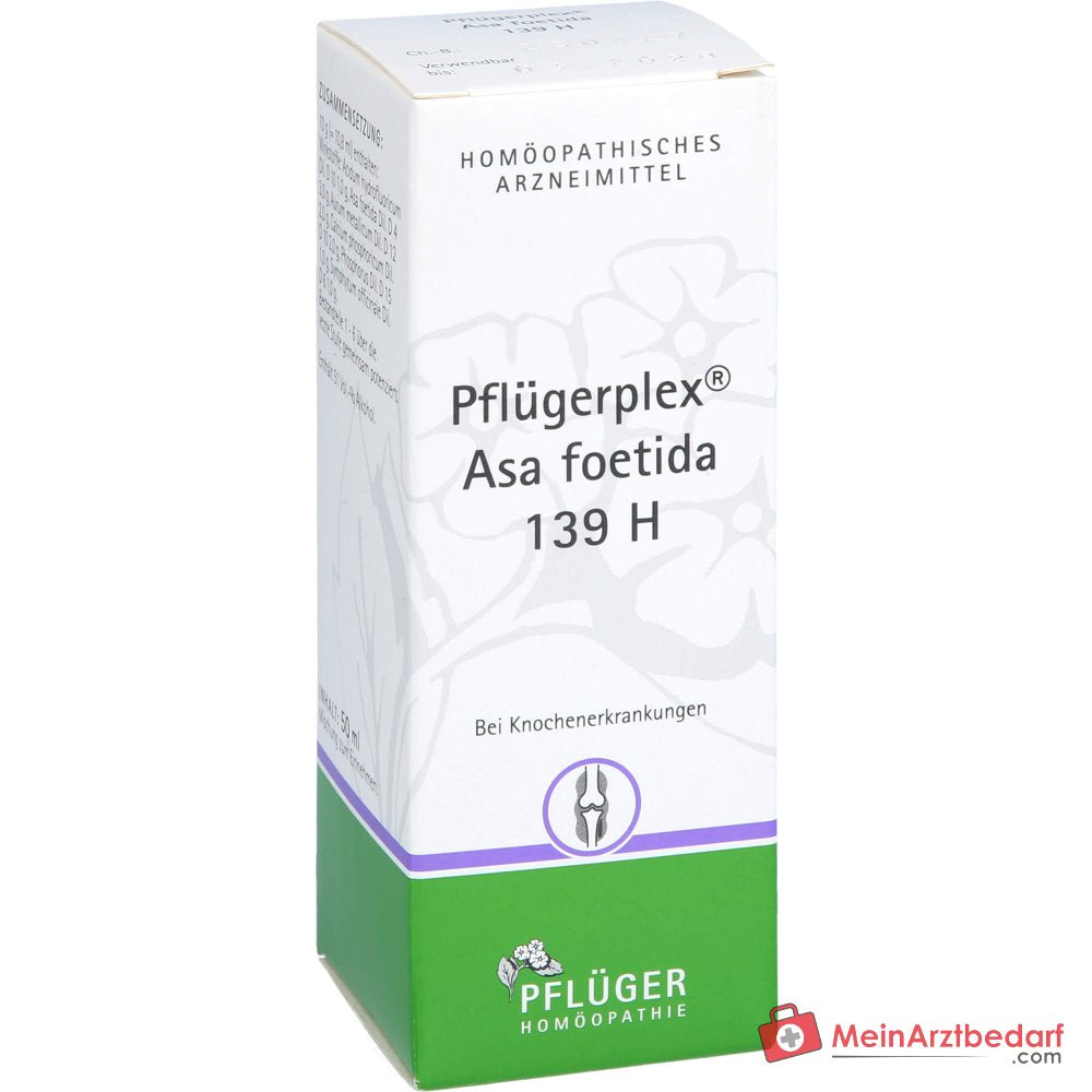 Pflügerplex Asa foetida 139 H gotas de medicamento homeopático, Asa foetida D4