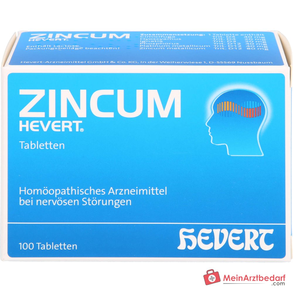 Hevert Zincum Tabletten, 100 St.