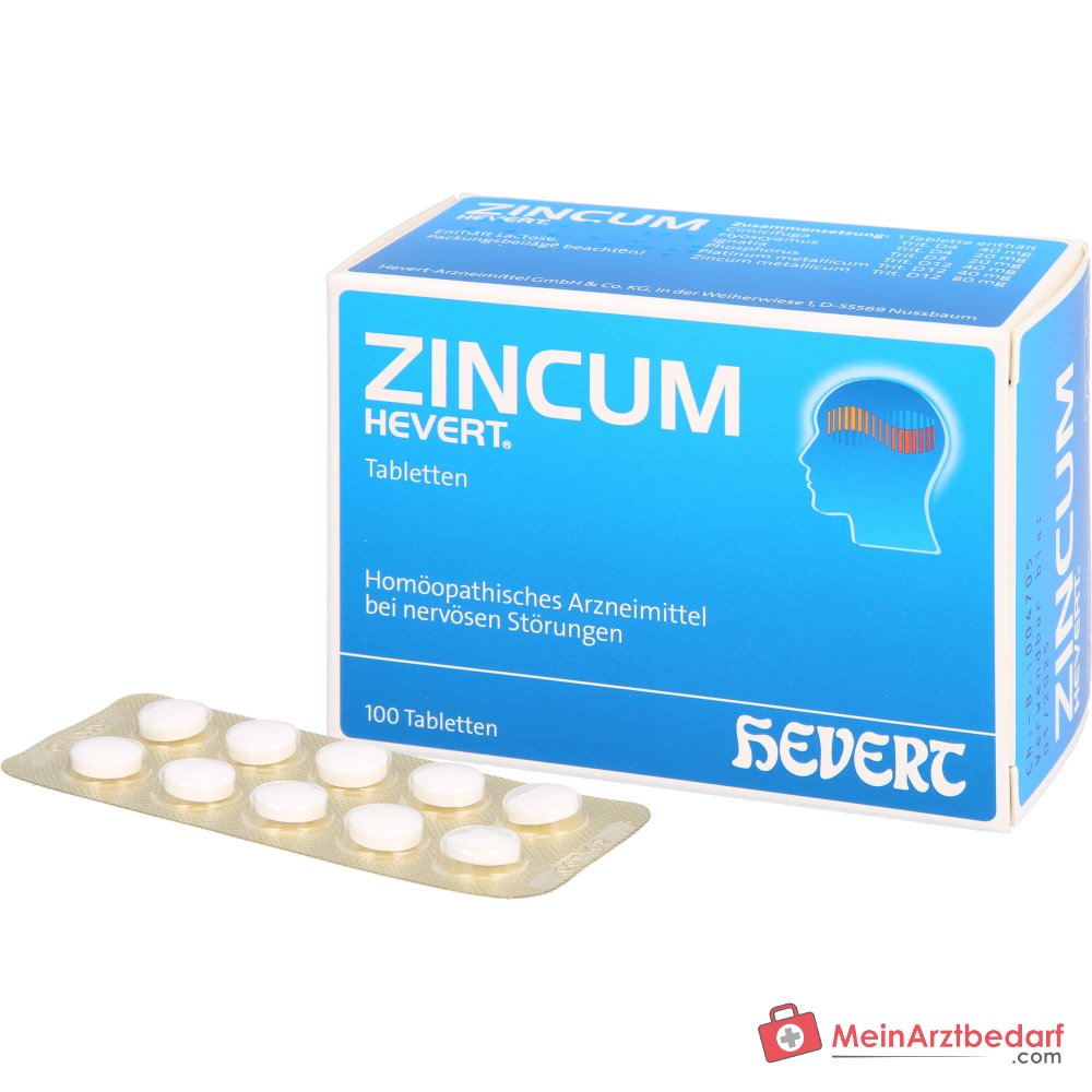 Hevert Zincum Tabletten, 100 St.
