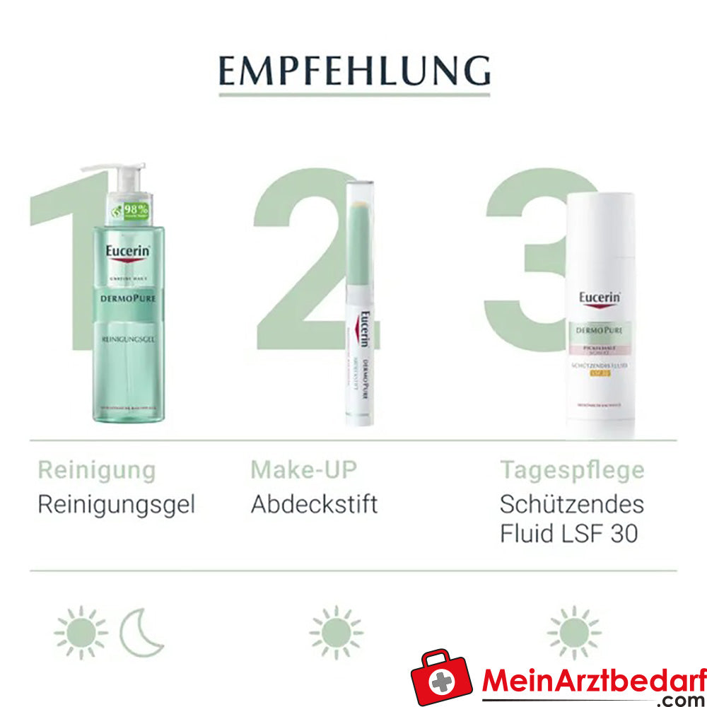 Eucerin® DermoPure Abdeckstift|reduziert Pickel und deckt sichtbar Unreinheiten ab, 2g.