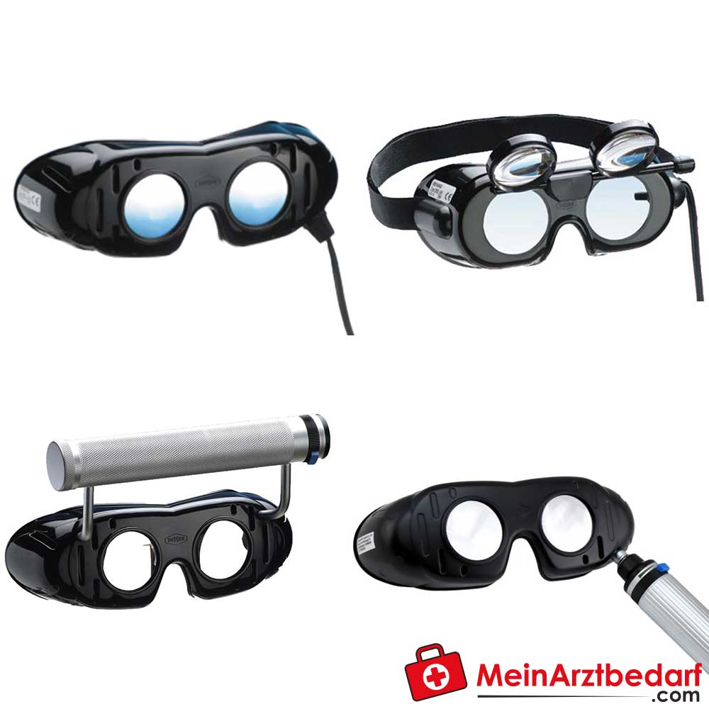 Nystagmusbrillen nach Frenzel.