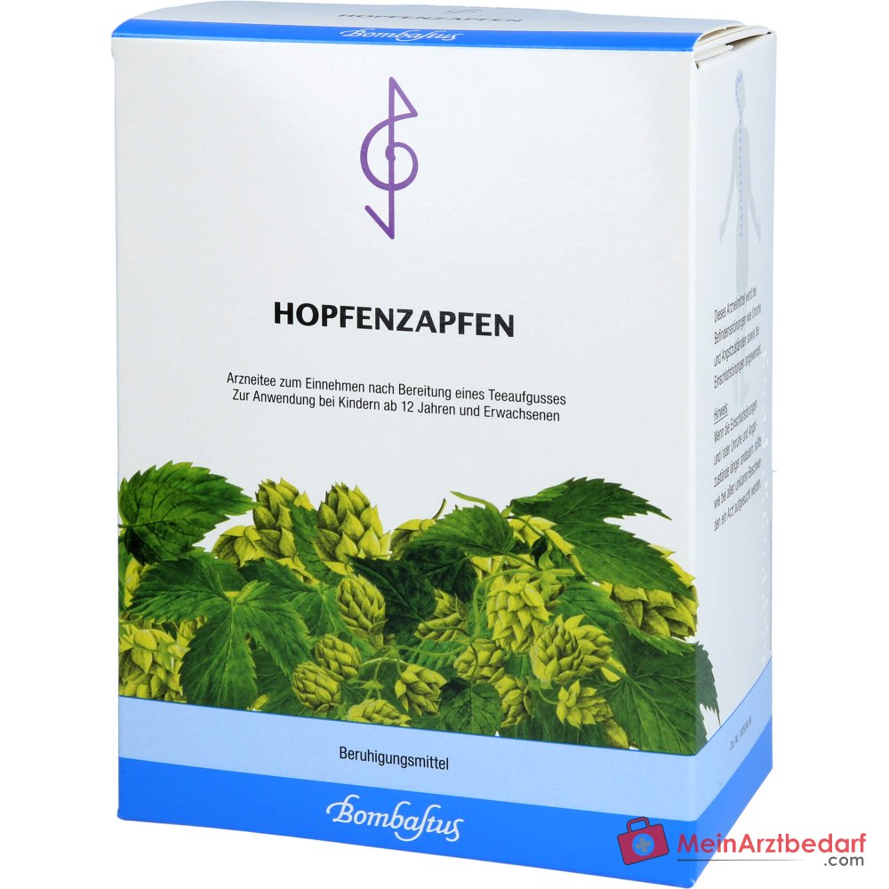 Bombastus Hopfenzapfen (Hopfenblüten) Tee zum Aufbrühen, 50 g