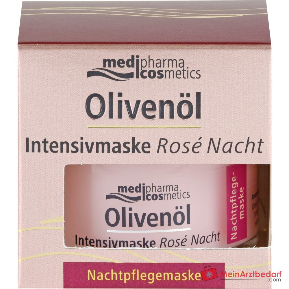 medipharma cosmetics Olijfolie Intensiefmasker Rosé Nacht, 50 ml