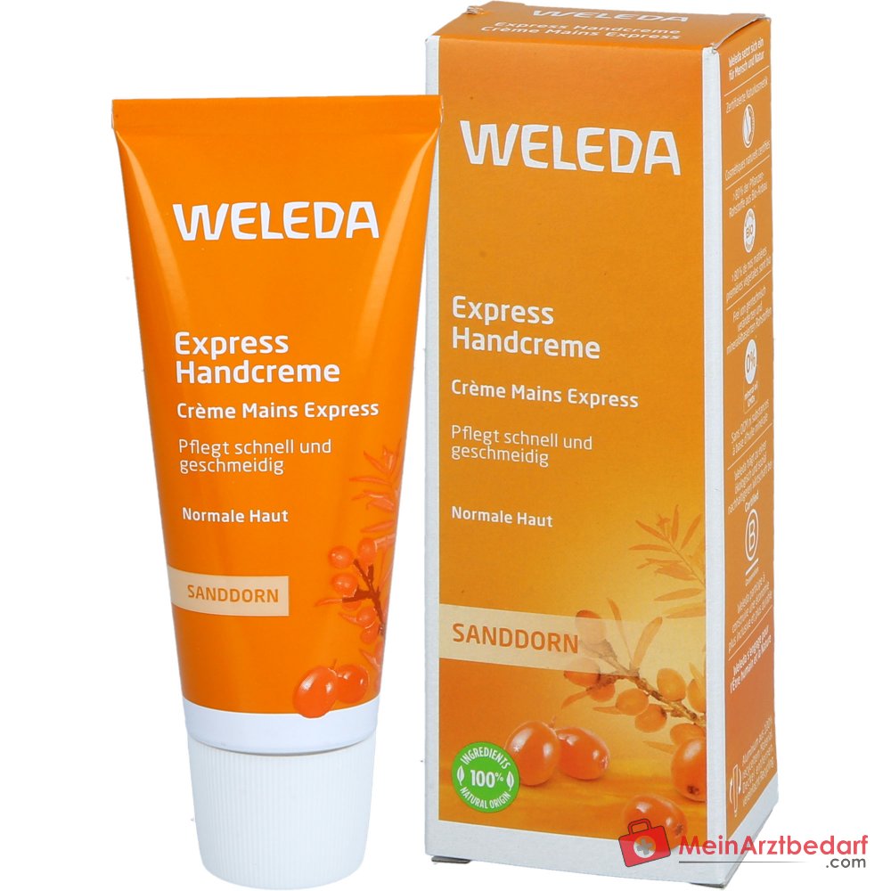 Weleda Sanddorn Express Handcreme Creme, 50 ml