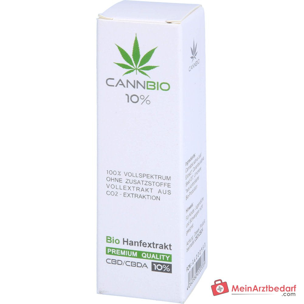 CANNBIO CBD 10% Bio Vollspektrum-Öl Tropfen
