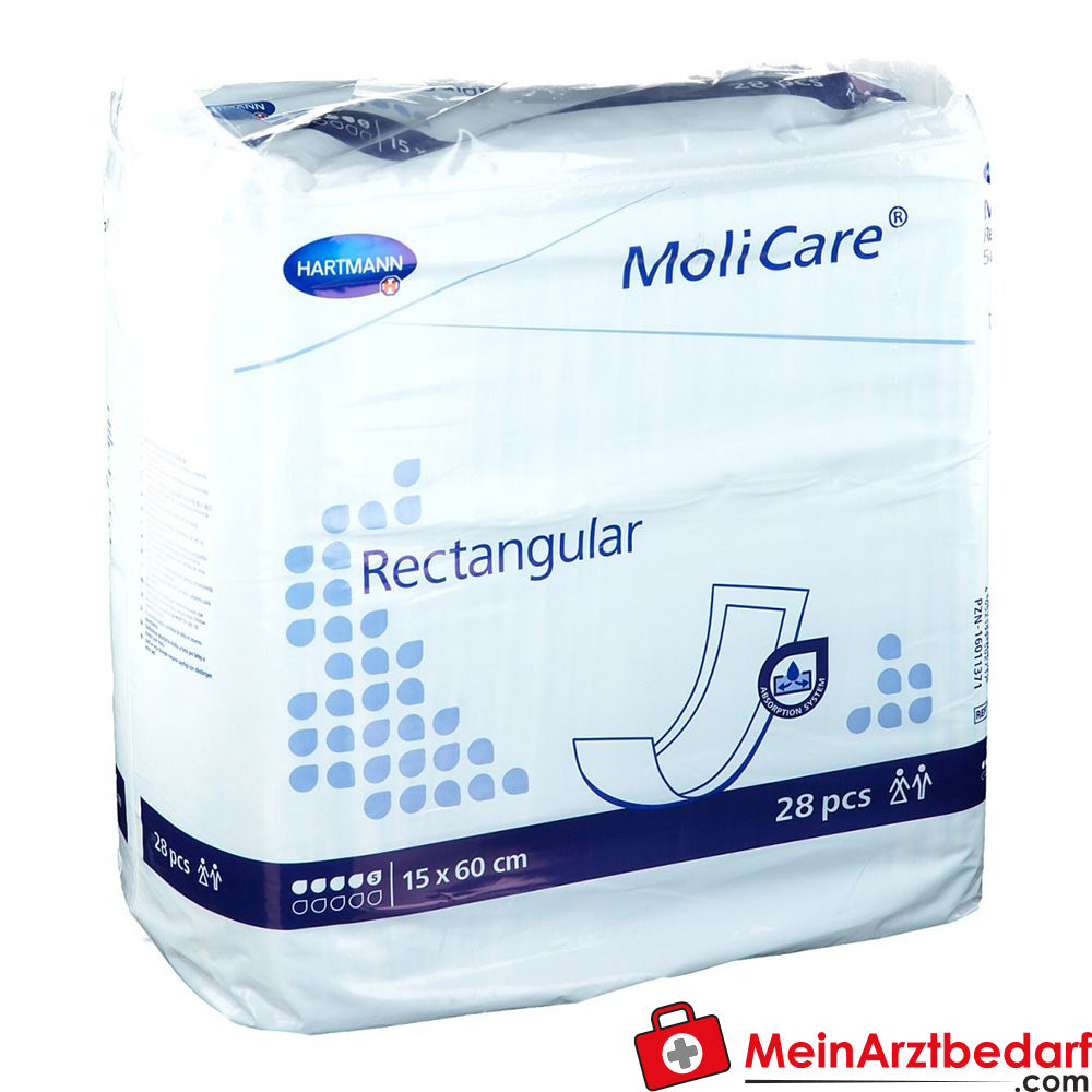 MoliCare® Rectangular 5 Tropfen 15x60 cm.