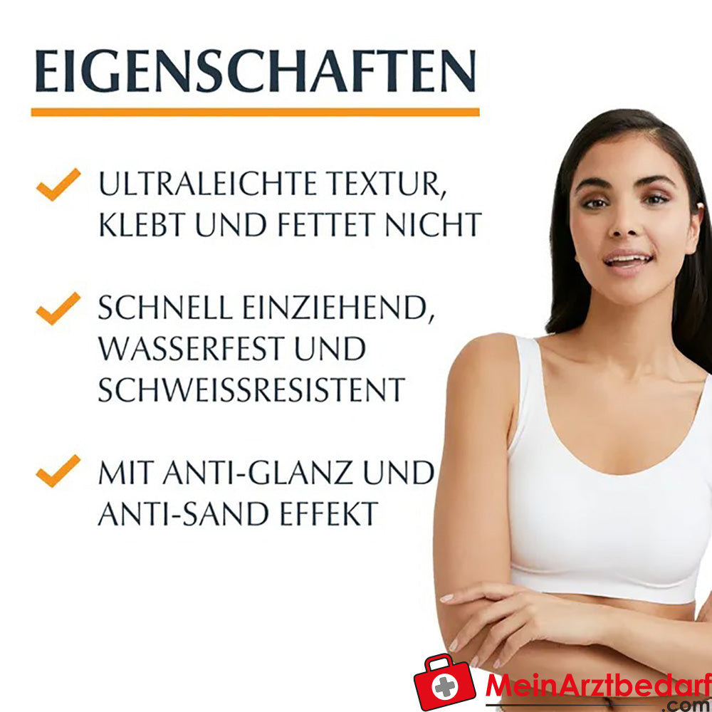 Eucerin® Oil Control Body Sun Dry Touch Gel-Creme LSF 50+, 200ml.