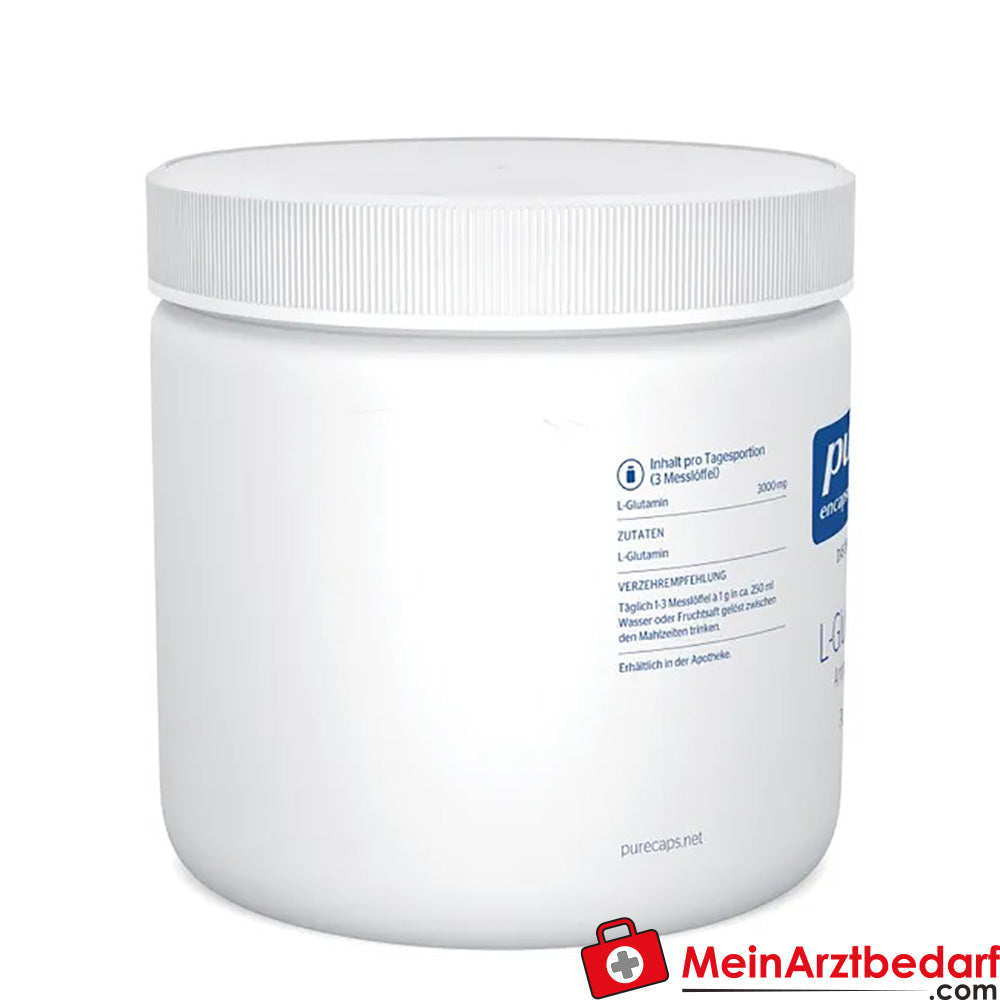 Pure Encapsulations® L-glutamin Pulver, 186g.