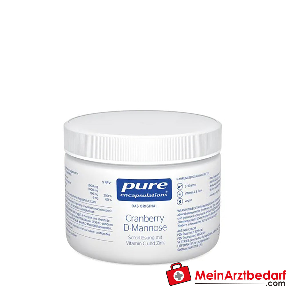 Pure Encapsulations® Cranberry D-mannose, 37g.