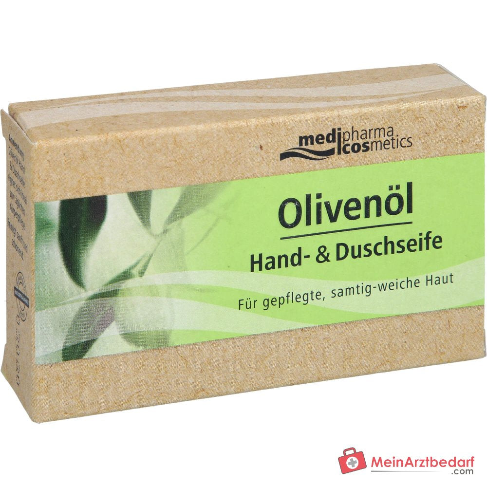 medipharma cosmetics Olivenöl Hand- und Duschseife, 100 g