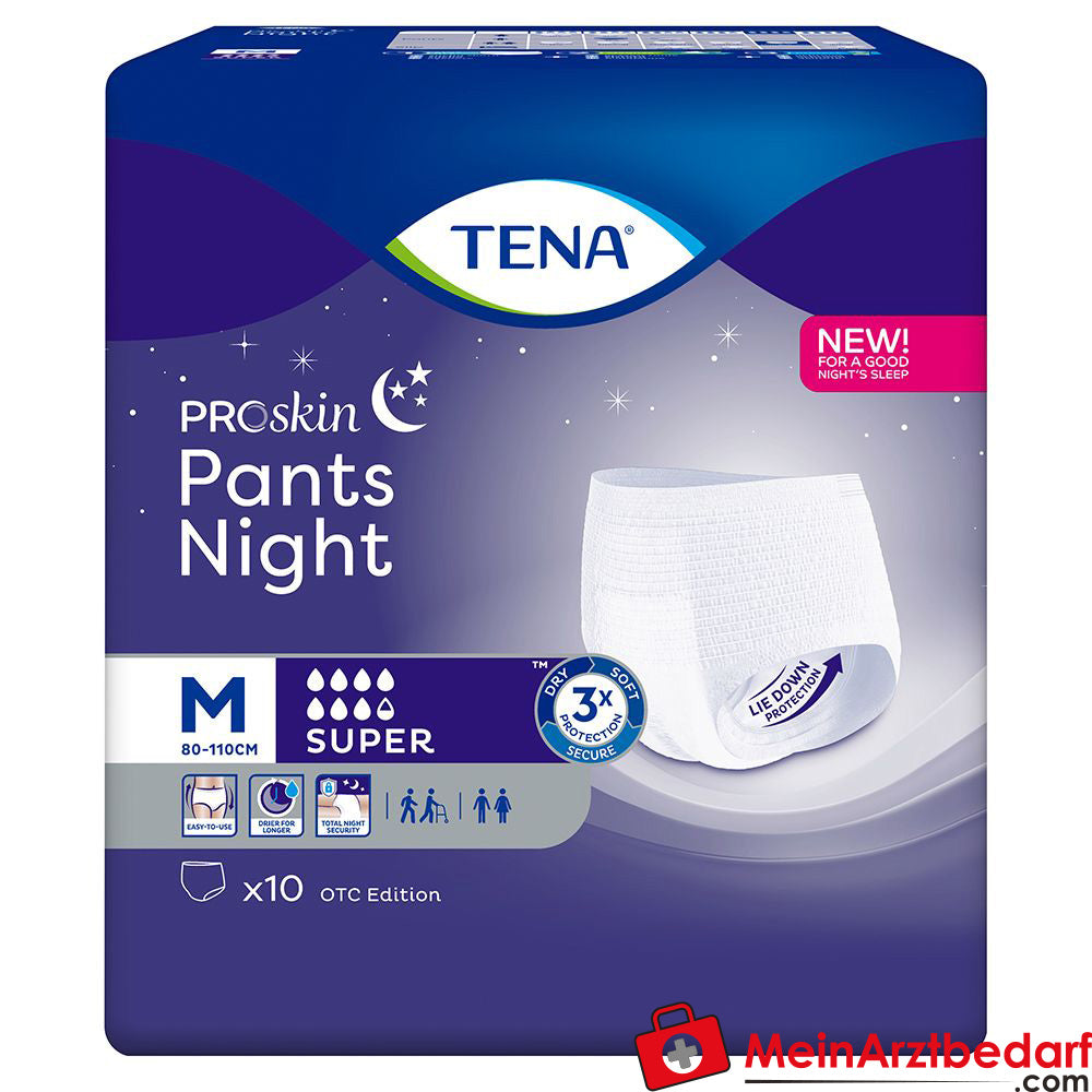 TENA Pants Night Super M bei Inkontinenz.