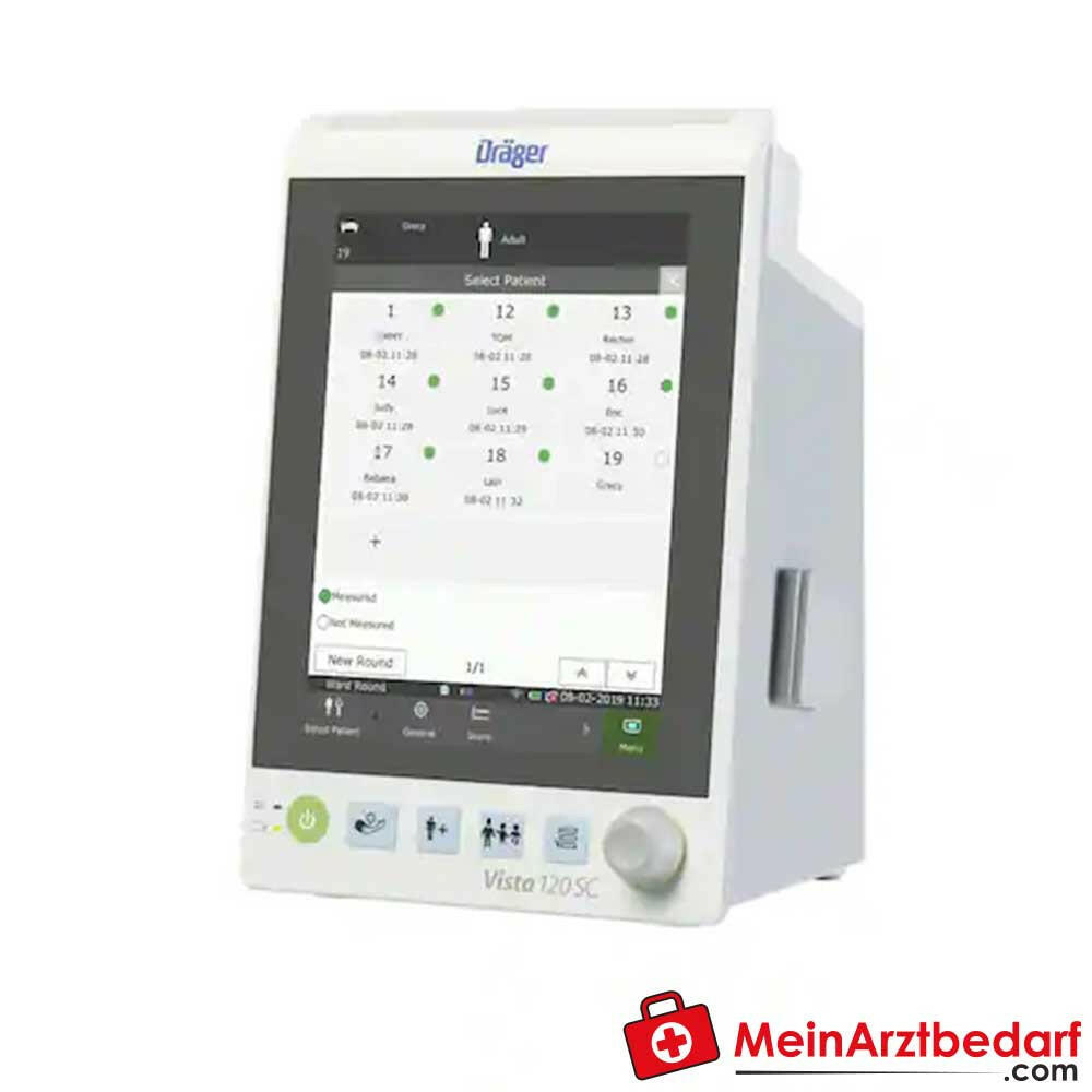 Dräger Vista 120 SC Patientenmonitor mit Dräger-SpO2.