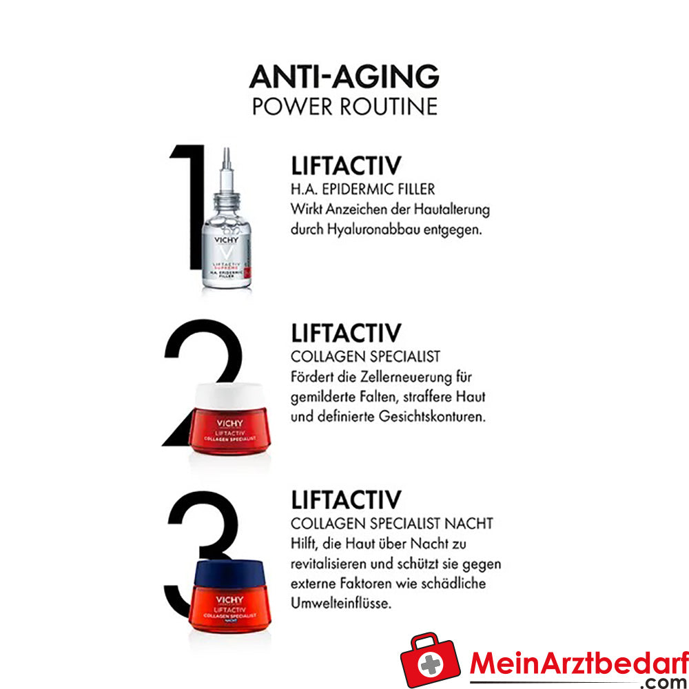 Vichy Liftactiv Collagen Specialist Nacht: Anti-Aging Nachtcreme, 50ml.