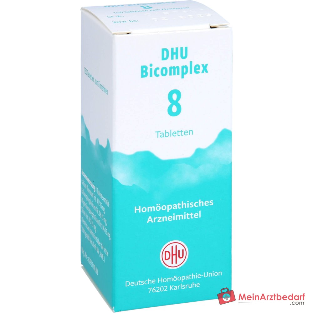 DHU Bicomplex 8 Calcium fluoratum / Kalium phosphoricum / Magnesium phosphoricum / Silicea Tabletten, 150 St.