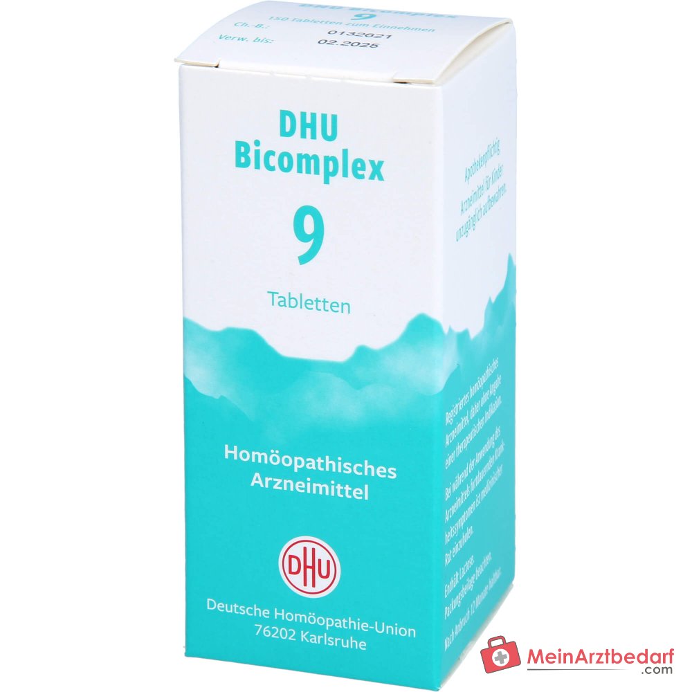 DHU Bicomplex 9 Ferrum phosphoricum / Natrium phosphoricum / Natrium sulfuricum / Silicea Compresse, 150 pz.