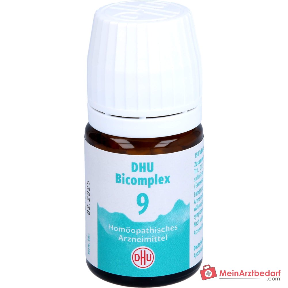 DHU Bicomplex 9 Ferrum phosphoricum / Natrium phosphoricum / Natrium sulfuricum / Silicea Compresse, 150 pz.