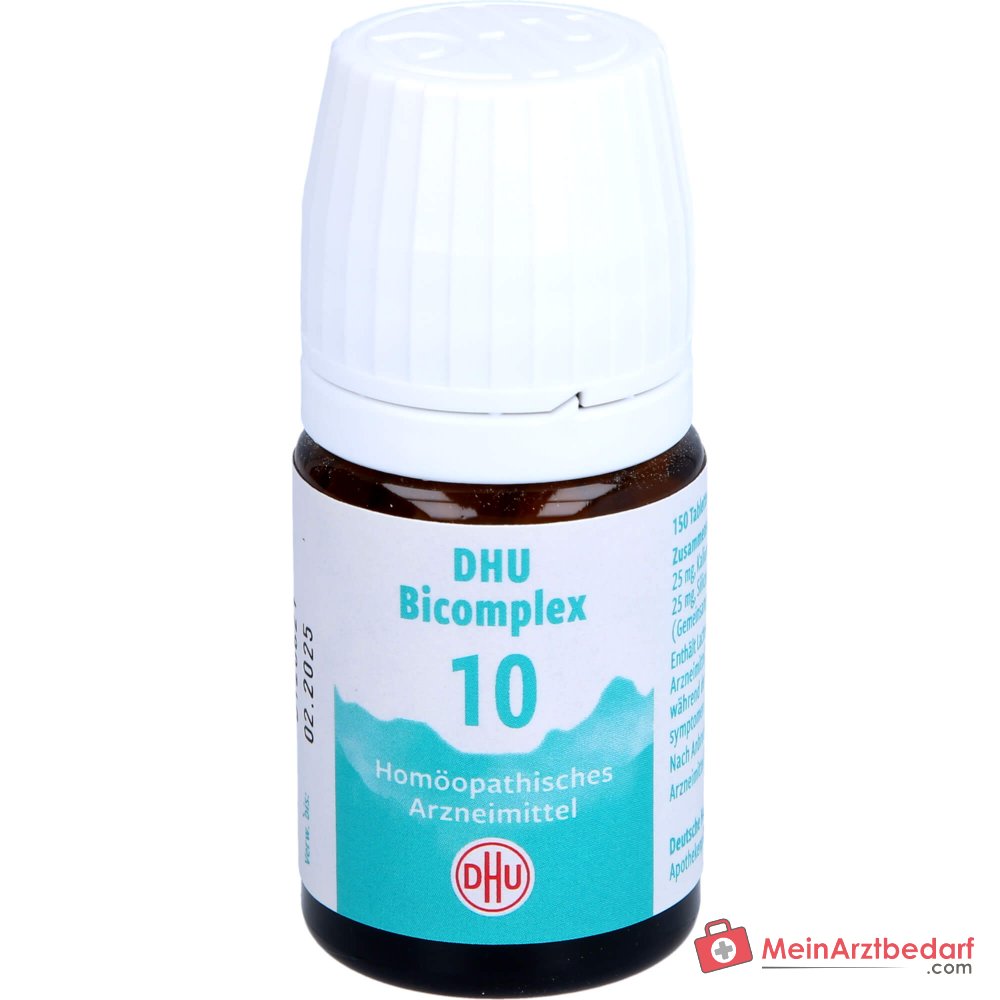 DHU Bicomplex 10 globules Calcium fluoratum D12, Kalium phosphoricum, Acidum silicicum D12, Natrium chloratum D6
