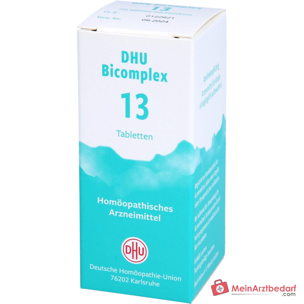 DHU Bicomplex 13 médicament homéopathique avec Calcium fluoratum D12 comprimés