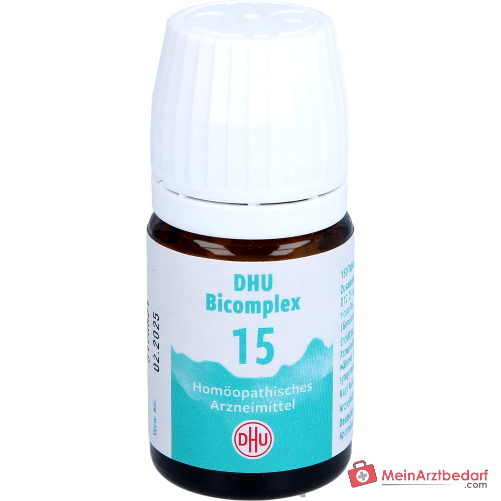 DHU Bicomplex 15 medicamento homeopático comprimidos 150 unidades