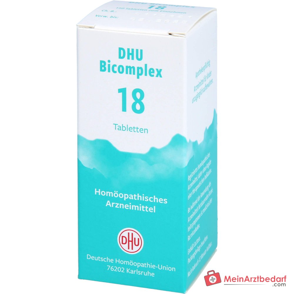 DHU Bicomplex 18 tabletki homeopatyczne 150 sztuk