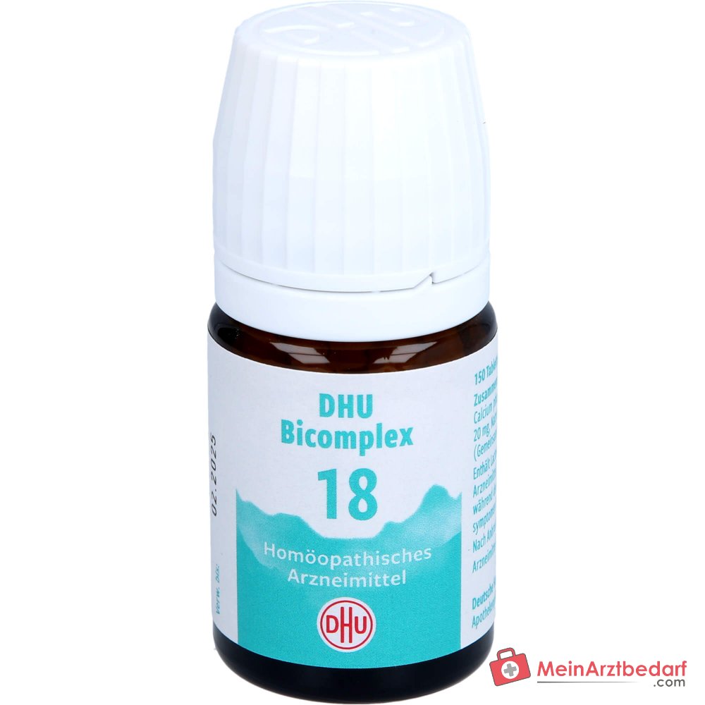 DHU Bicomplex 18 tabletki homeopatyczne 150 sztuk