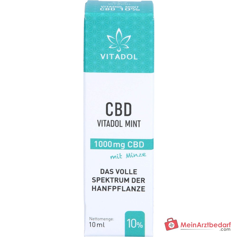 Vitadol CBD 10% (1000 mg) organiczny olej o pełnym spektrum działania 10 ml