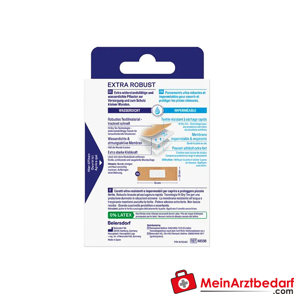 Hansaplast Extra Robust Waterproof Strips, 16 St..